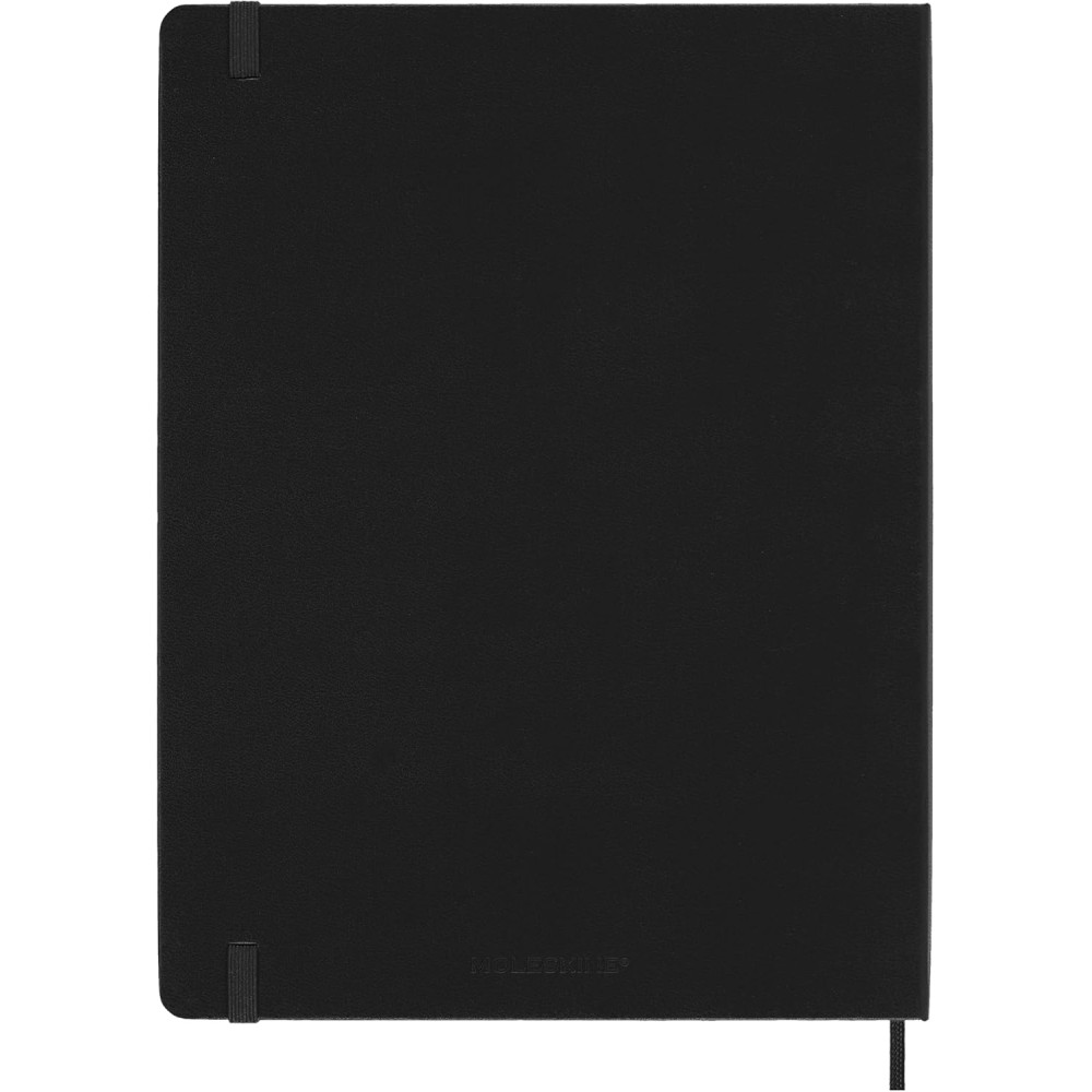 Kalendarz tygodniowy wertykalny PRO 2026 XL - Moleskine - Black twarda okładka