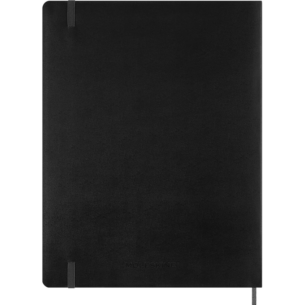 Weekly vertical planner 2026 XXL - Moleskine - Black soft cover