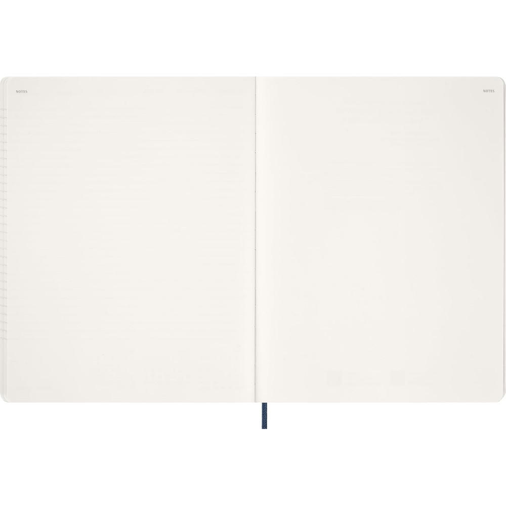 Weekly vertical planner 2026 XXL - Moleskine - Sapphire Blue soft cover