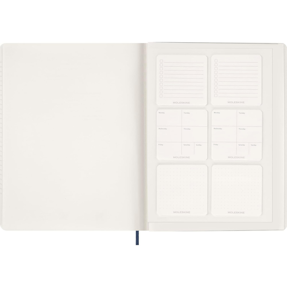 Weekly vertical planner 2026 XXL - Moleskine - Sapphire Blue soft cover