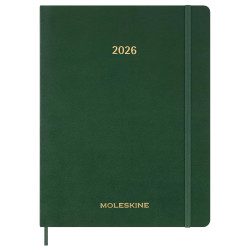 Weekly vertical planner 2026 XXL - Moleskine - Myrtle Green soft cover