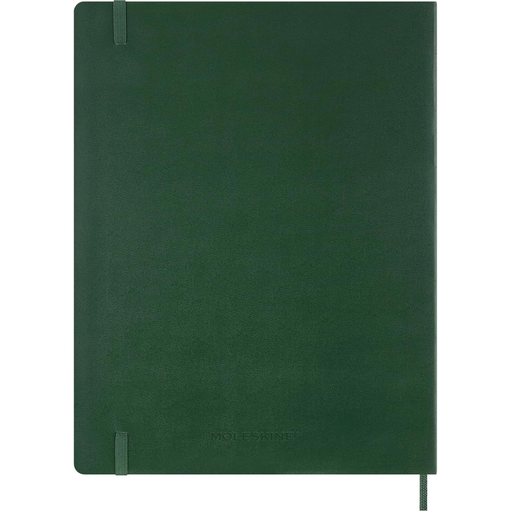 Weekly vertical planner 2026 XXL - Moleskine - Myrtle Green soft cover