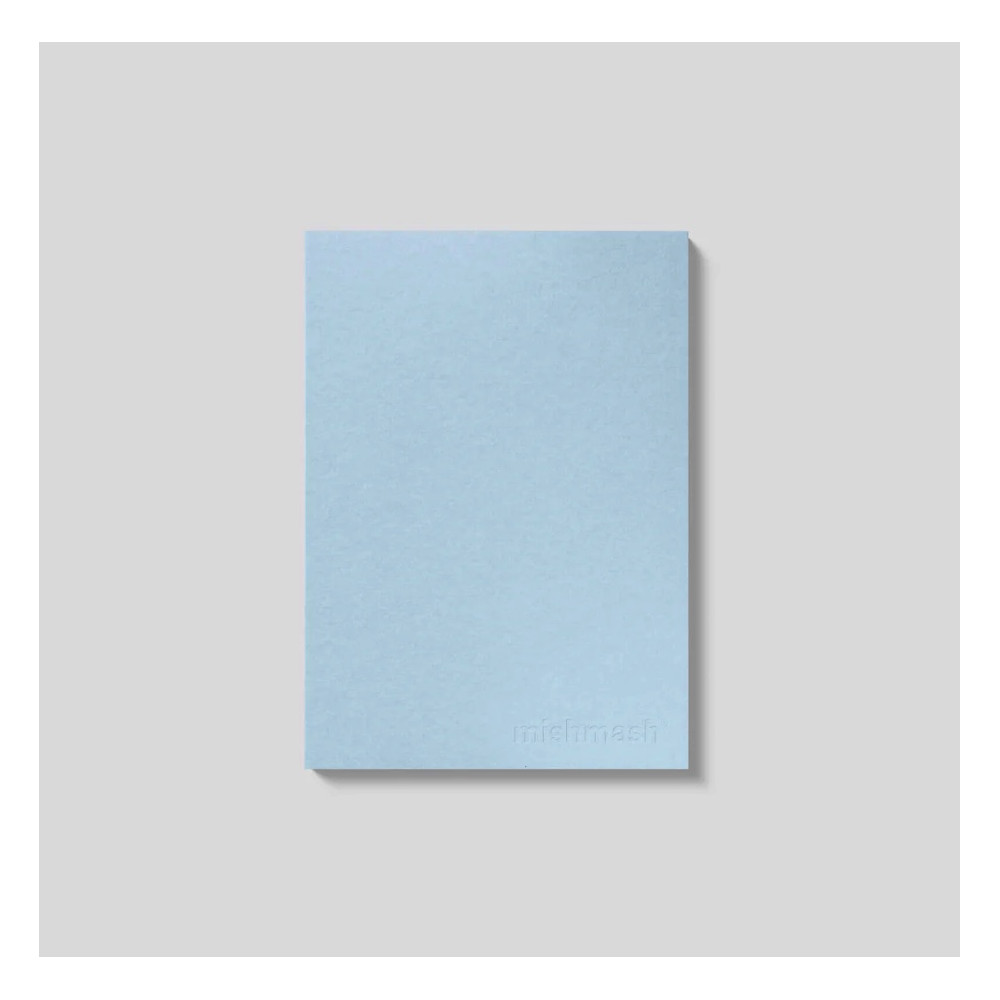 Notatnik gładki Naked A5 - mishmash - Light Blue miękka okładka