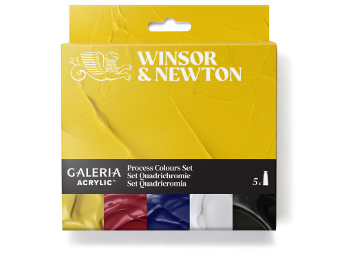 Set of acrylic paints Gallery - Winsor & Newton - CMYK 6 pcs.