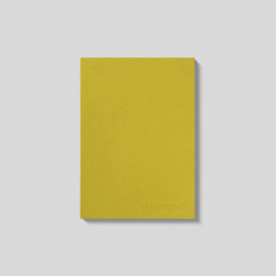 Plain notebook Naked A5 - mishmash - Chartreuse softcover