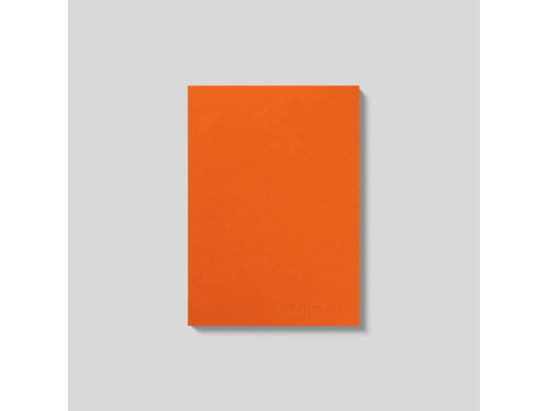 Notatnik w kratkę Naked A5 - mishmash - Orange miękka okładka