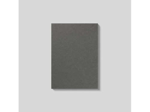Ruled notebook Naked A5 - mishmash - Slate softcover