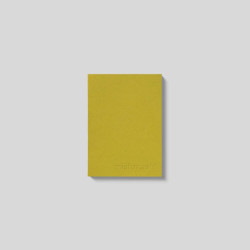 Framed notebook Naked A6 - mishmash - Chartreuse softcover