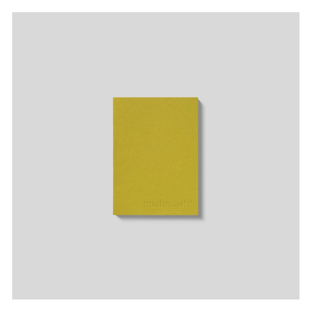 Framed notebook Naked A6 - mishmash - Chartreuse softcover
