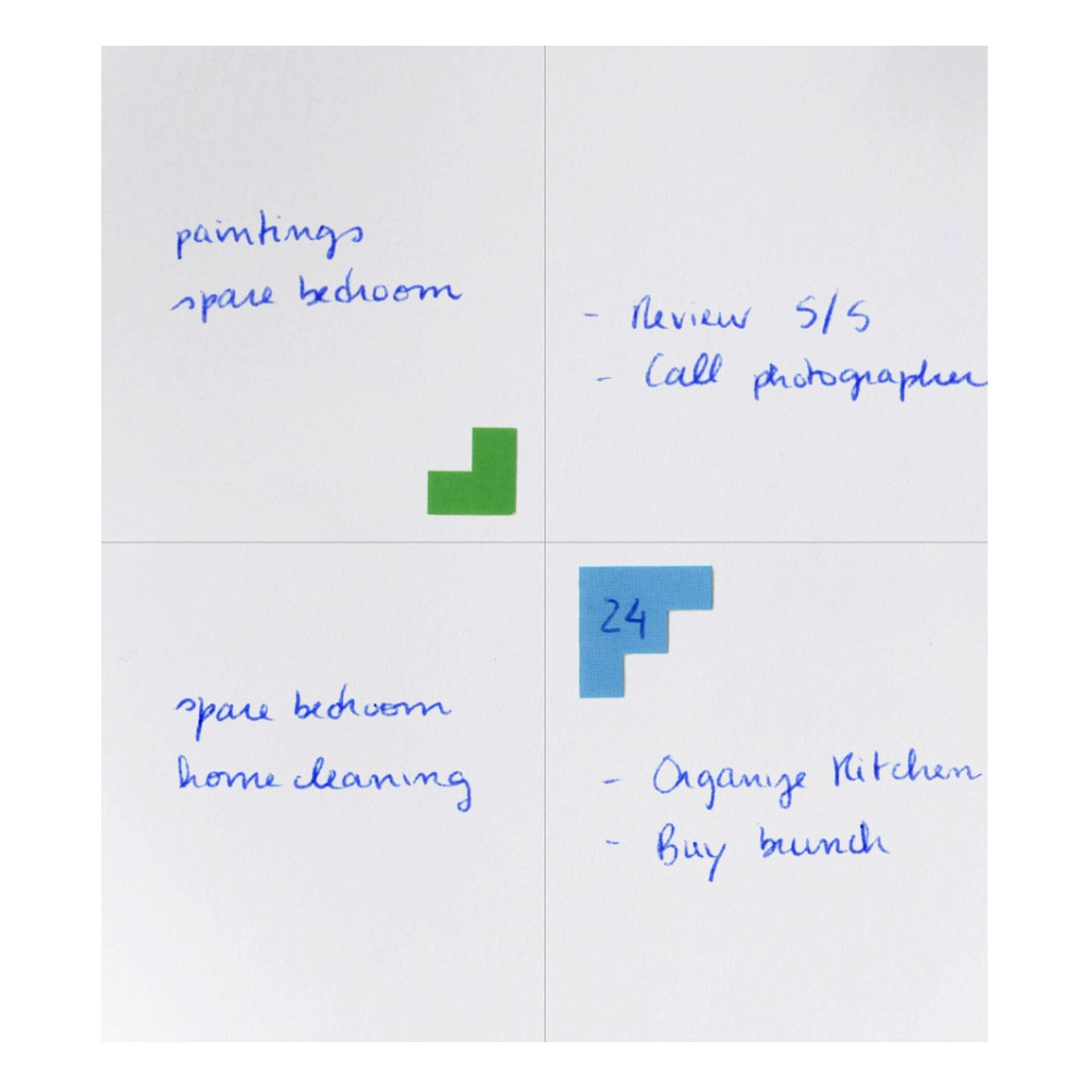 Framed notebook Naked A6 - mishmash - Cobalt Blue softcover