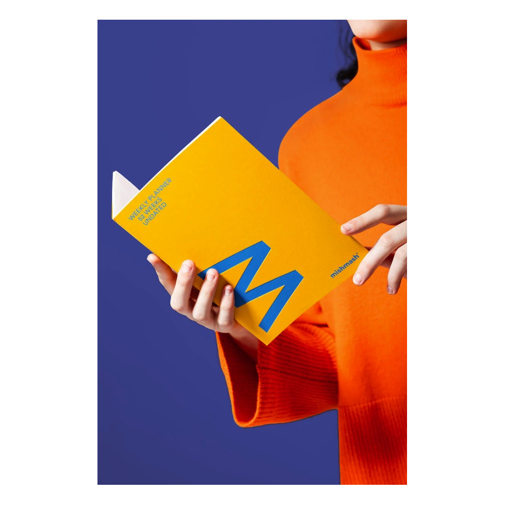 Weekly undated planner A5 - mishmash - Citrine