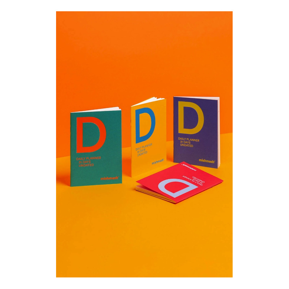 Daily undated planner A6 - mishmash - Marrs Green