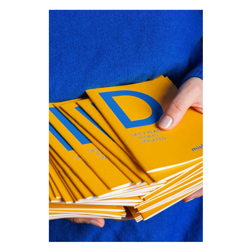 Daily undated planner A6 - mishmash - Citrine