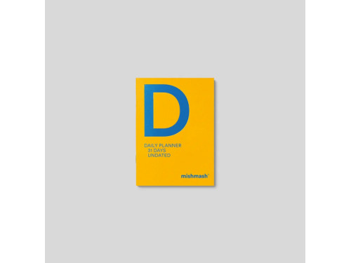 Planer dzienny niedatowany A6 - mishmash - Citrine