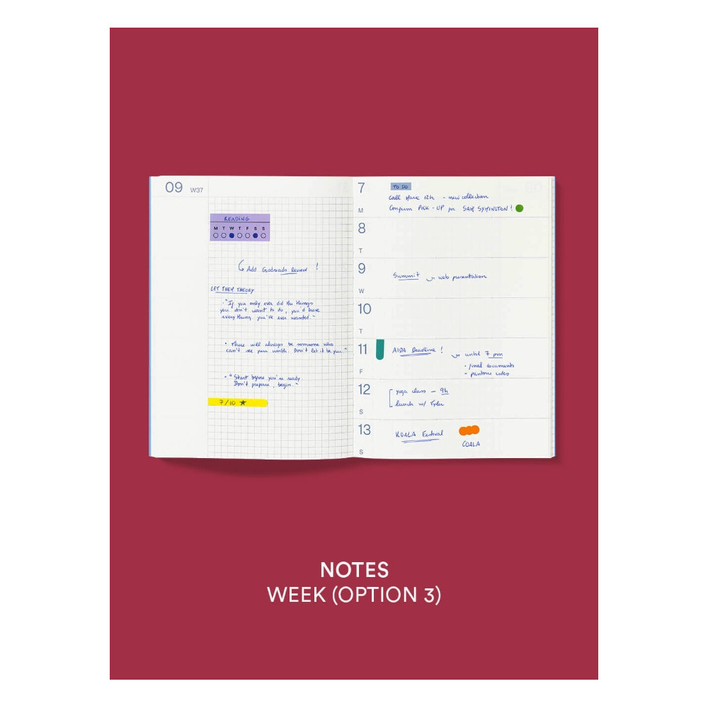 Notes planner 2026 A5 - mishmash - Glacier