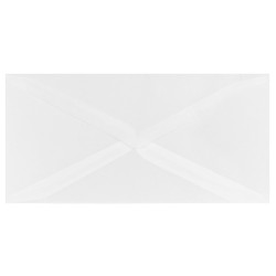 Cleartrans transparent envelope 110 g - DL White