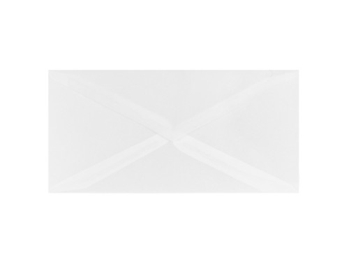 Cleartrans transparent envelope 110 g - DL White