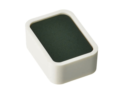 Farba akwarelowa w kostce Shin-Gansai - Holbein - N312 Deep Green