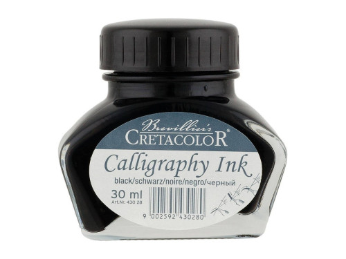 Tusz do kaligrafii - Cretacolor - czarny, 30 ml