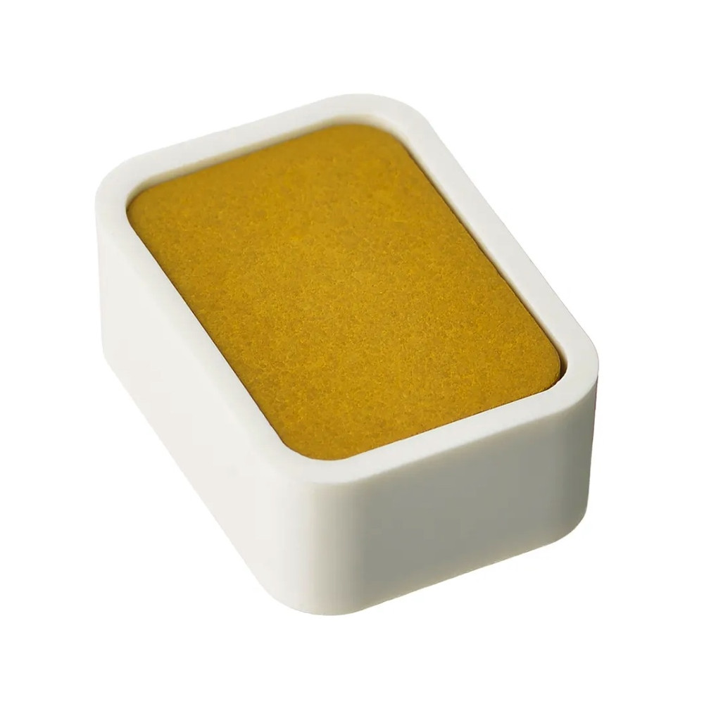 Farba akwarelowa w kostce Shin-Gansai - Holbein - N320 Yellow Ochre