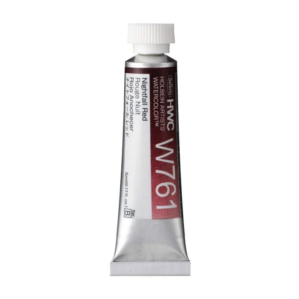 Farba akwarelowa Artists’ Watercolor - Holbein - Nightfall Red 5 ml