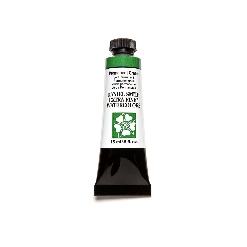 Extra Fine Watercolor paint - Daniel Smith - Permanent Green 15 ml