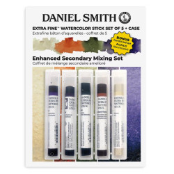 Zestaw akwareli Extra Fine w sztyfcie Enhanced Secondary w etui - Daniel Smith - 5 szt.