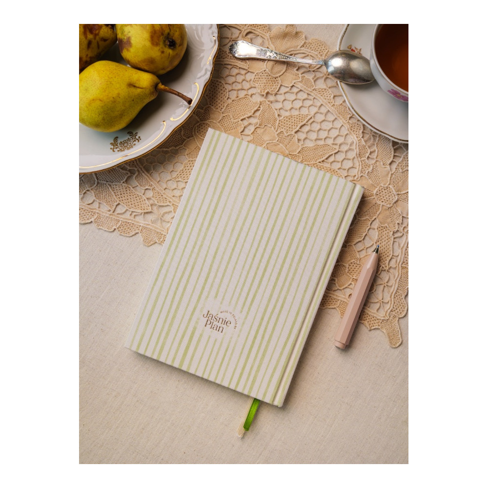 Meadow Notebook A5 - Jaśnie plan - green