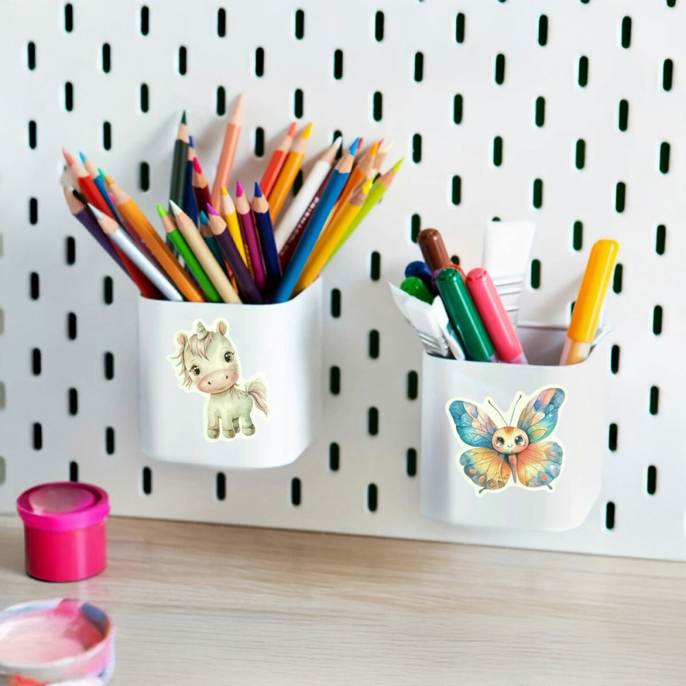 Cute Animals vinyl stickers - DpCraft - 4-6 cm 50 pcs.