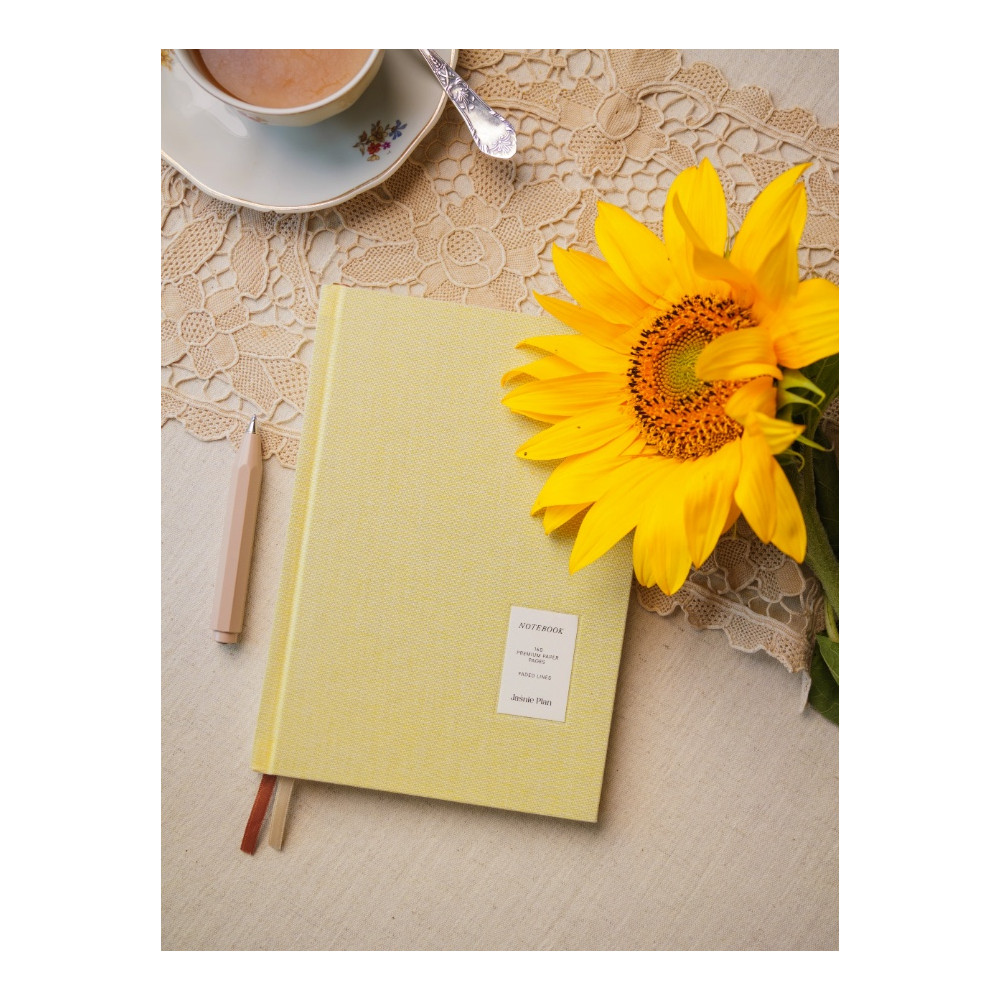 Sunflower Notebook A5 - Jaśnie plan - yellow