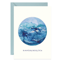 Greeting card A6 - Paperwords - Ocean Wedding