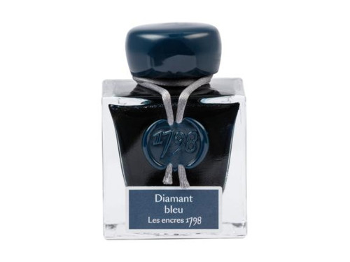 Atrament 1670 w butelce - J.Herbin - Diamant Bleu 50 ml