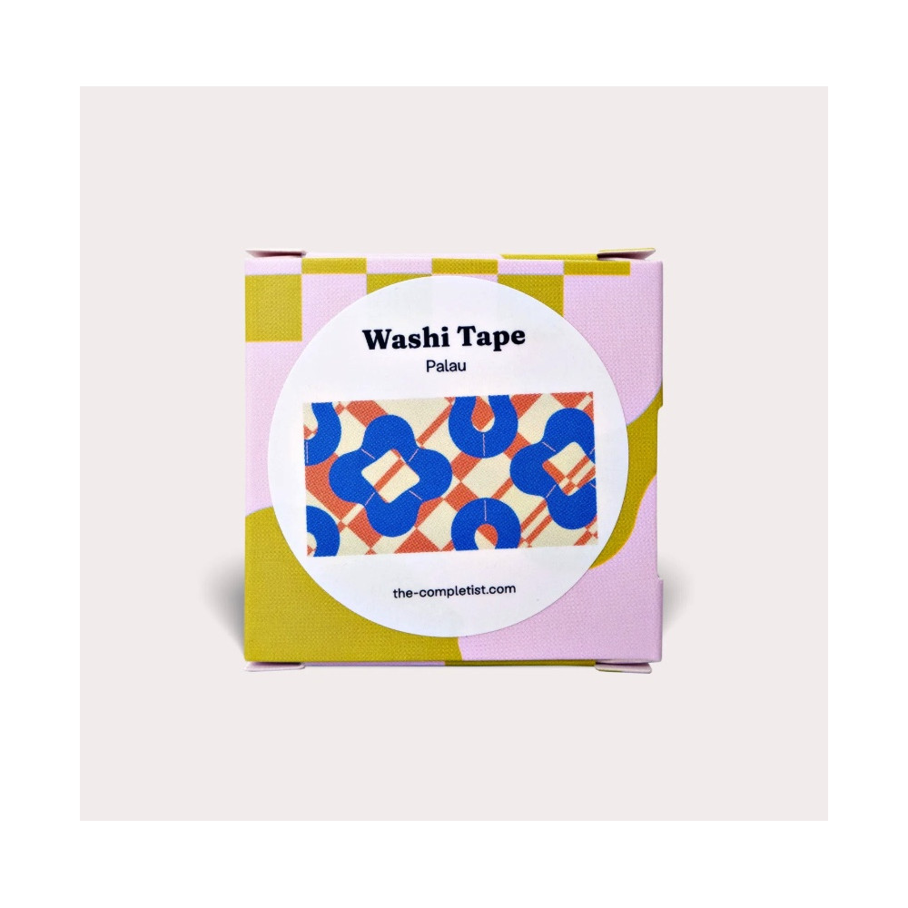 Washi paper tape Palau - The Completist. - 15 mm x 10 m