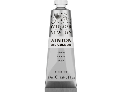 Oil paint Winton Oil Colour - Winsor & Newton - Silver 37 ml