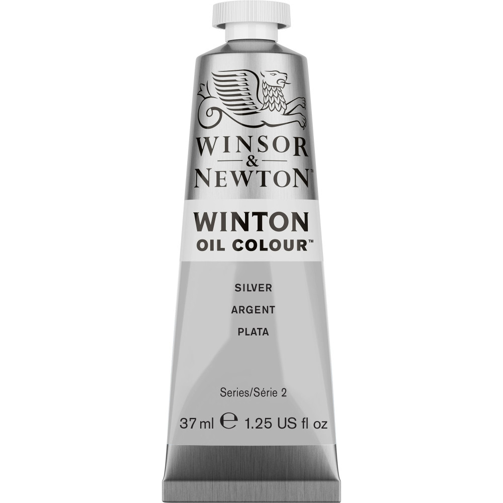 Farba olejna Winton Oil Colour - Winsor & Newton - Silver 37 ml