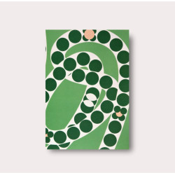 Dotted Slimline Damson notebook A5 - The Completist.