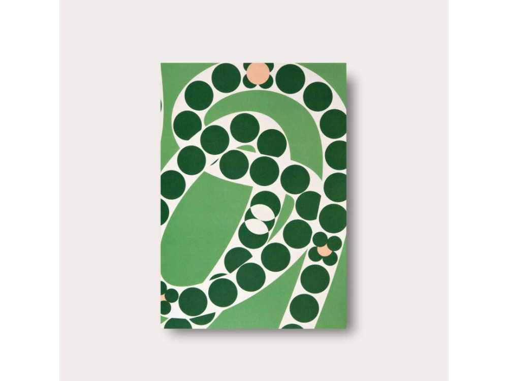 Dotted Slimline Damson notebook A5 - The Completist.