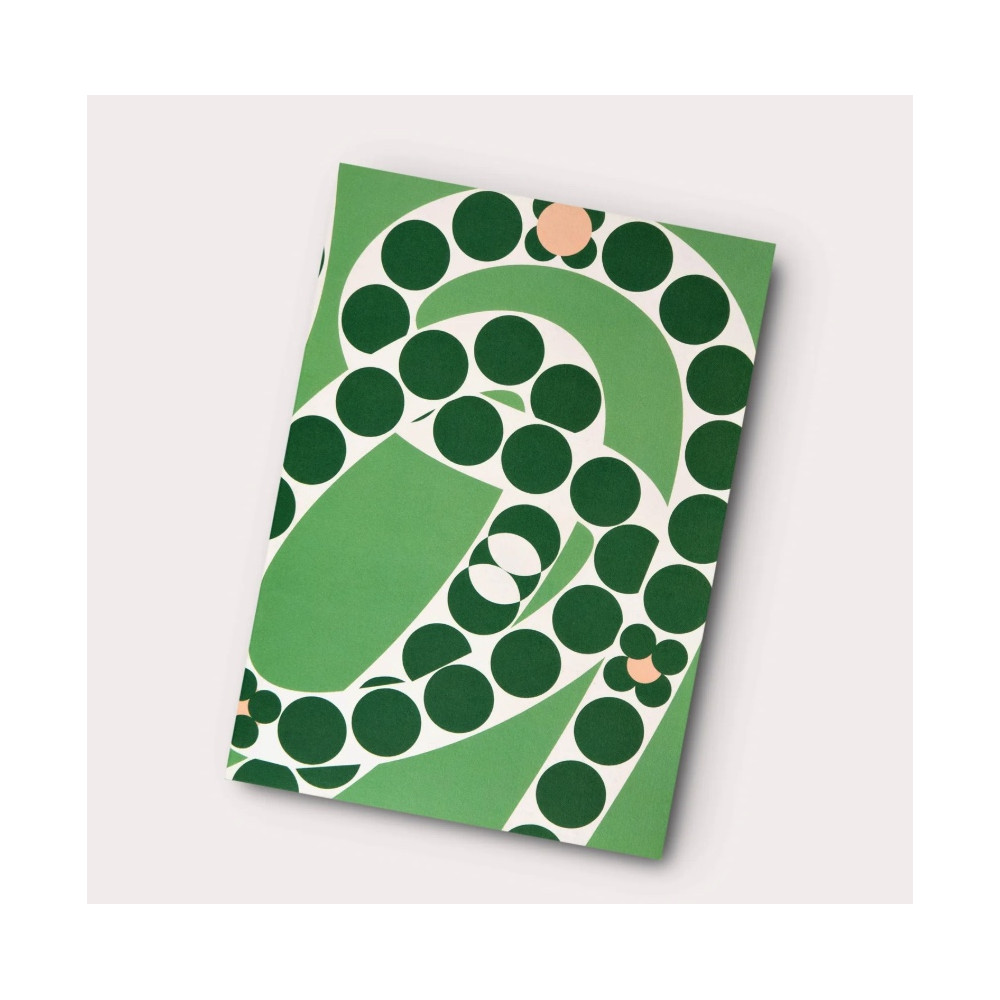 Dotted Slimline Damson notebook A5 - The Completist.