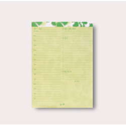 Desk organiser daily pad Hazy A5 - The Completist.