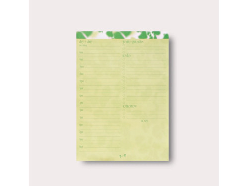 Desk organiser daily pad Hazy A5 - The Completist.