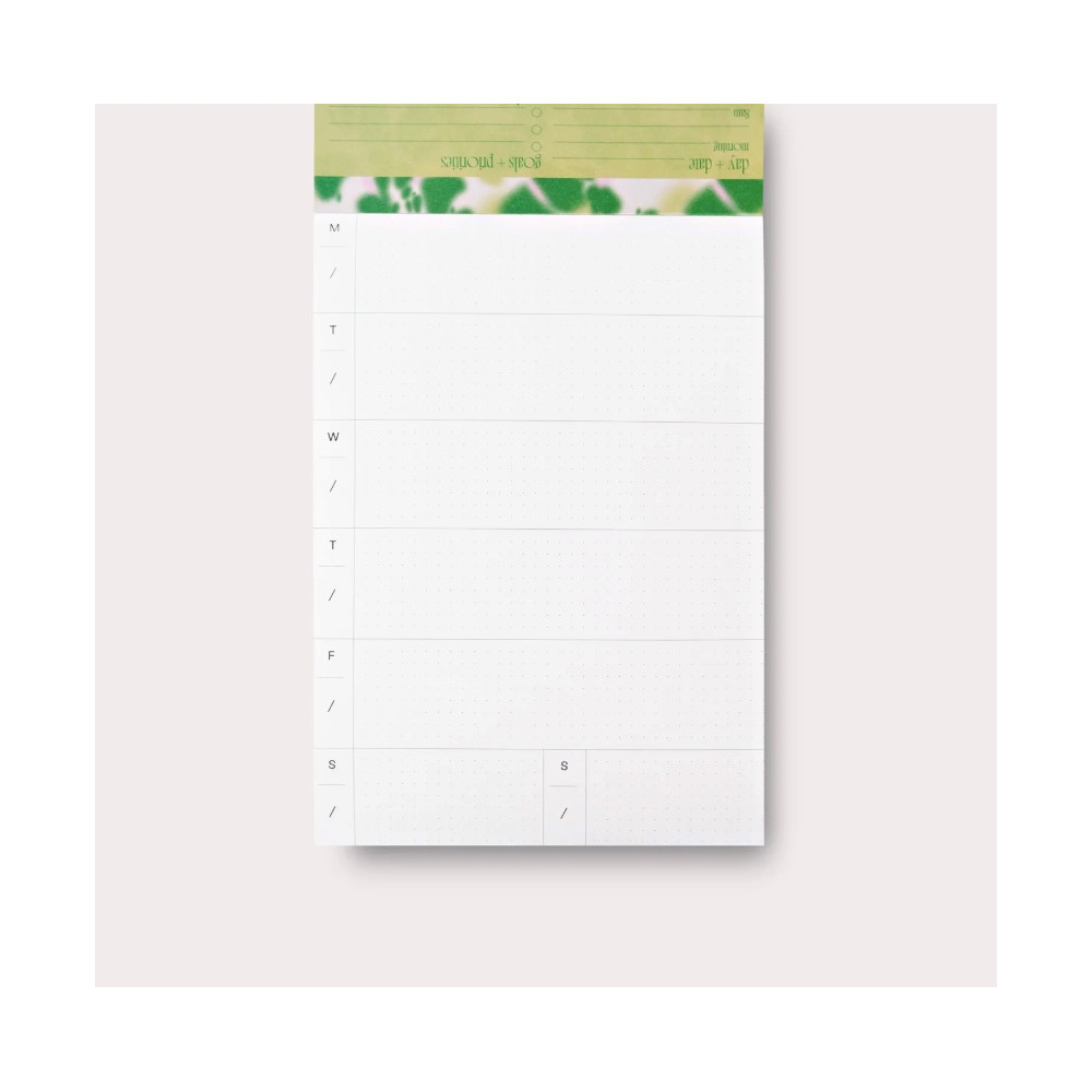Desk organiser daily pad Hazy A5 - The Completist.