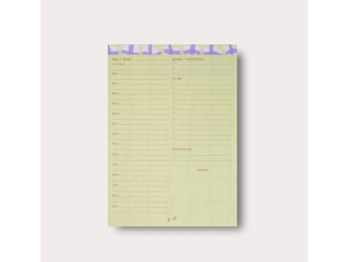 Desk organiser daily pad Neroli A5 - The Completist.