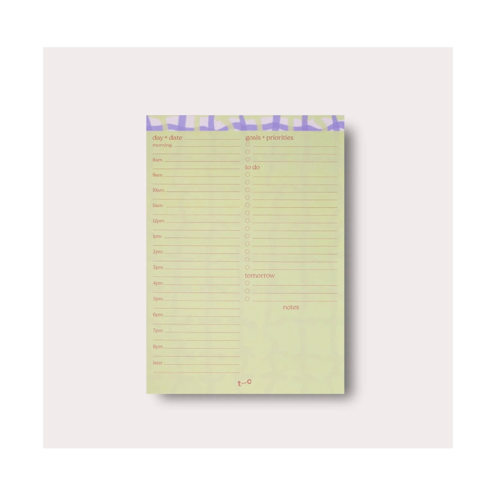 Desk organiser daily pad Neroli A5 - The Completist.
