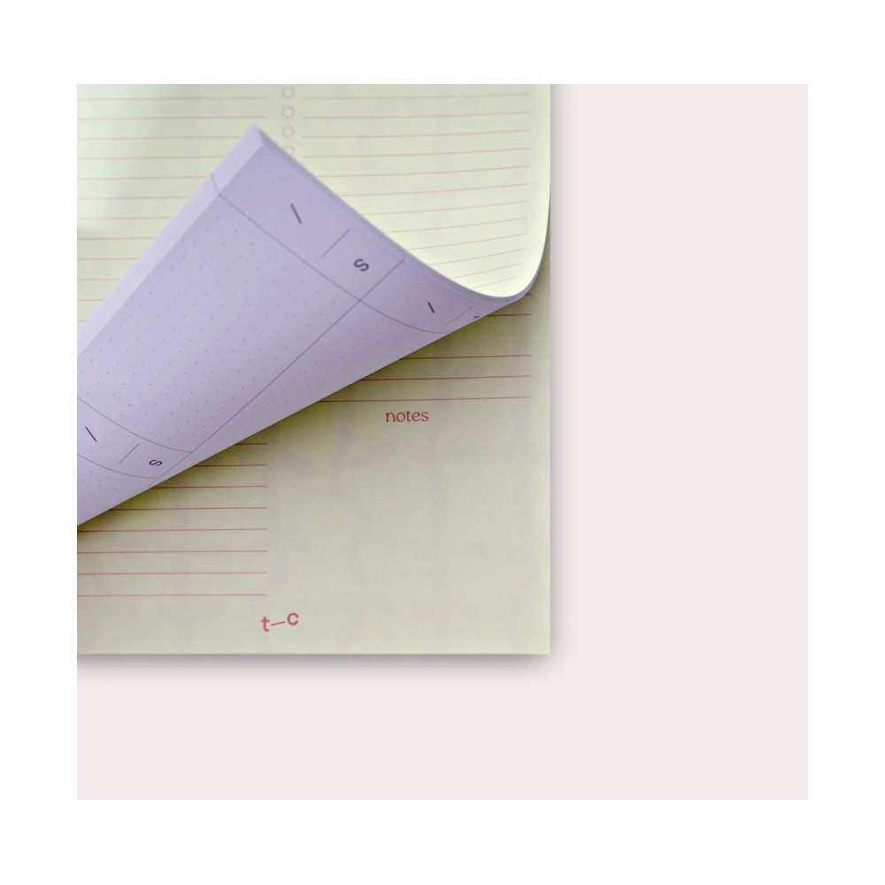 Desk organiser daily pad Neroli A5 - The Completist.