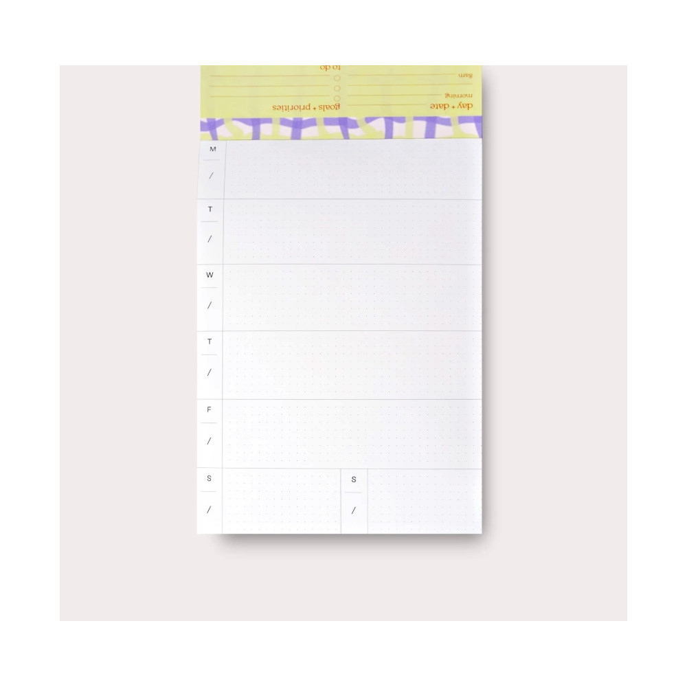 Desk organiser daily pad Neroli A5 - The Completist.