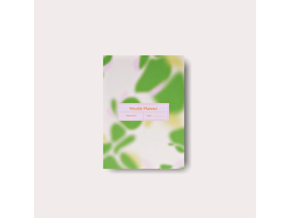 Undated weekly planner Hazy No.1 A6 - The Completist.