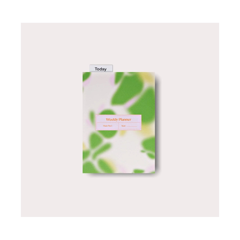 Undated weekly planner Hazy No.1 A6 - The Completist.