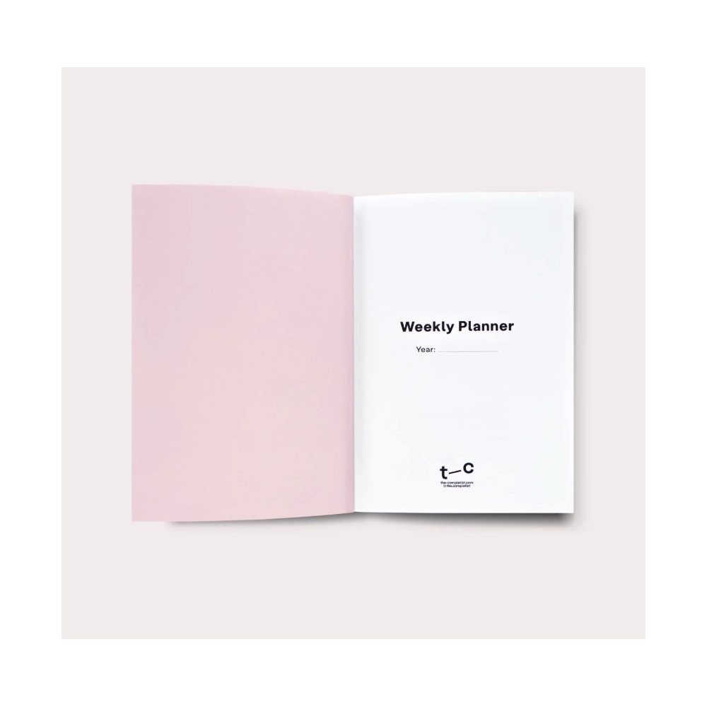 Undated weekly planner Hazy No.1 A6 - The Completist.