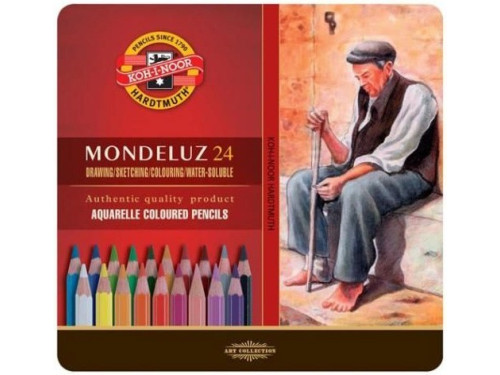 Set of Aquarell Coloured Pencils 3727, 24 pcs