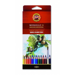 Set of Aquarell Coloured Pencils 3718, 24 pcs Fruit